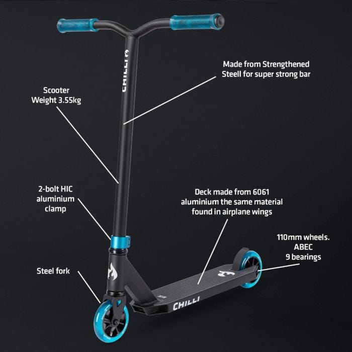 Chilli Scooter Complete Pro Base S - Blue 2022
