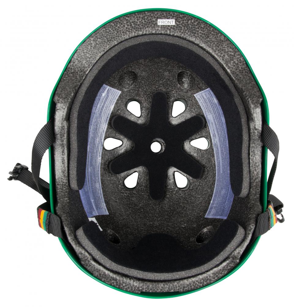 Skateboard helmet Pro-tec Classic Cert Matte Rasta Green 2022