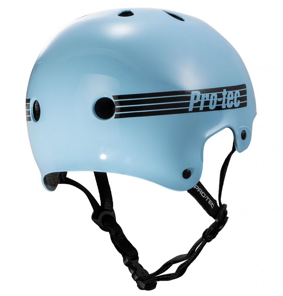 Skateboard helmet Pro-tec Old School Cert Gloss Baby Blue 2023