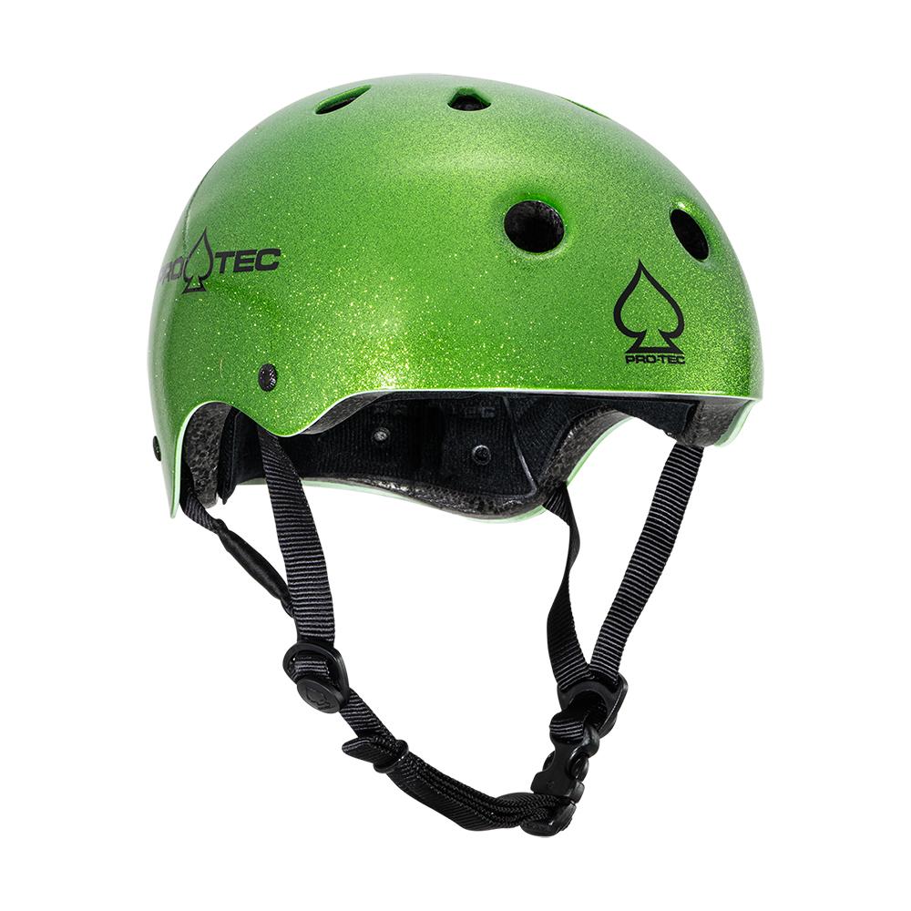 Skateboard helmet Pro-tec Classic Cert Candy Green Flake 2020