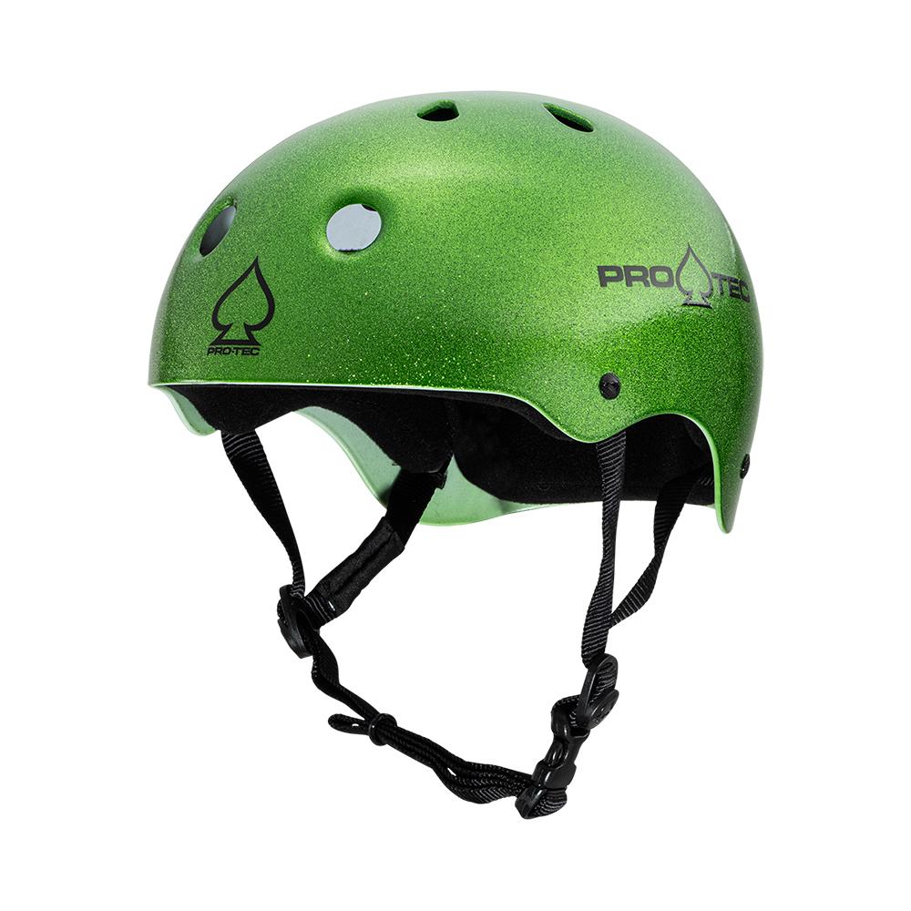 Skateboard helmet Pro-tec Classic Cert Candy Green Flake 2020