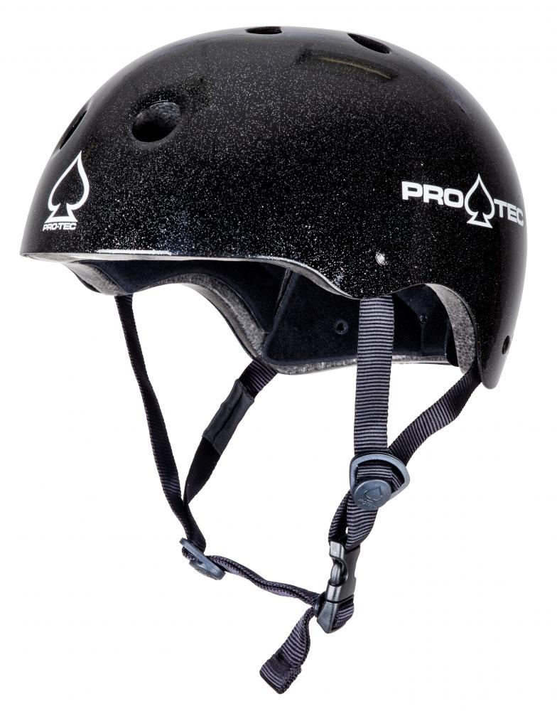 Skateboard helmet Pro-tec Classic Cert Black Metal Flake 2020