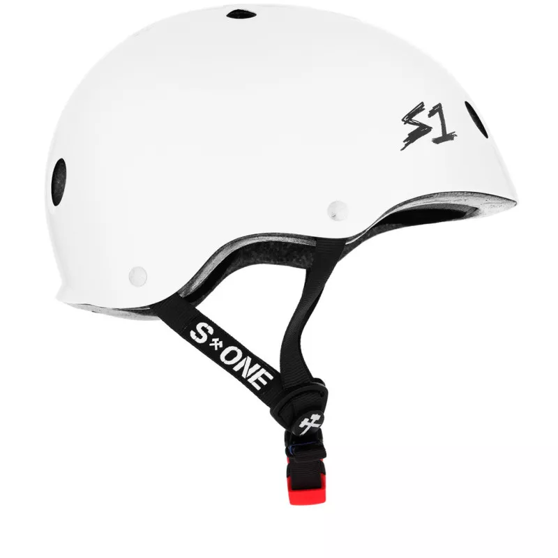 Skateboard helmet S-One Mini Lifer White Gloss 2024 