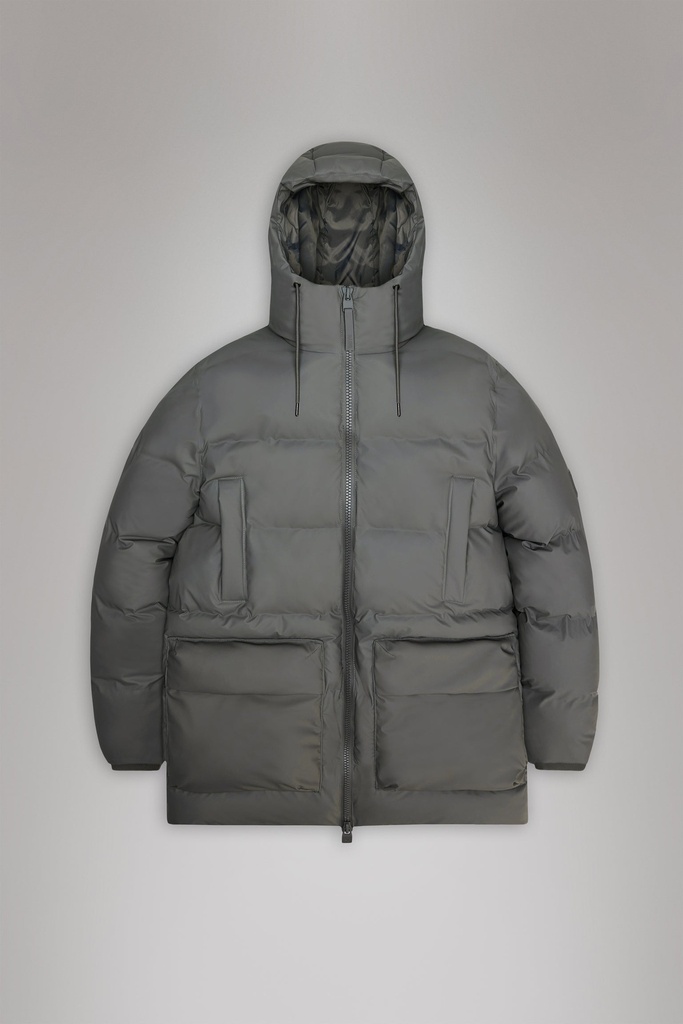 Rains Alta Long Puffer Cargo Jacket W3T4 2024-AW 