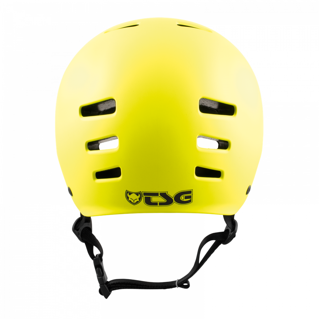 Skateboard helmet Tsg Evolution Solid Color Acid Yellow Satin 2024 