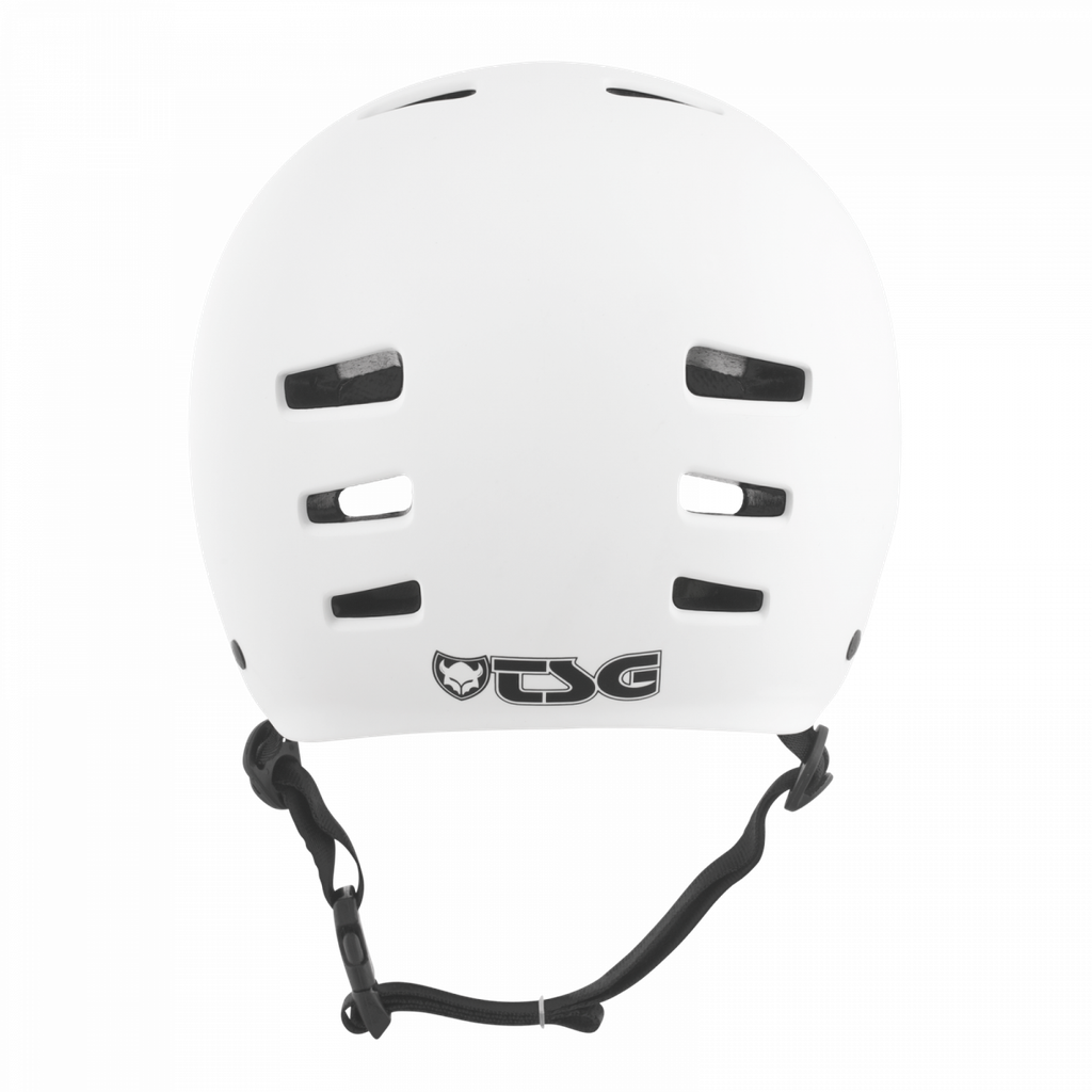 Skateboard helmet Tsg Evolution Solid Color White Satin 2024 