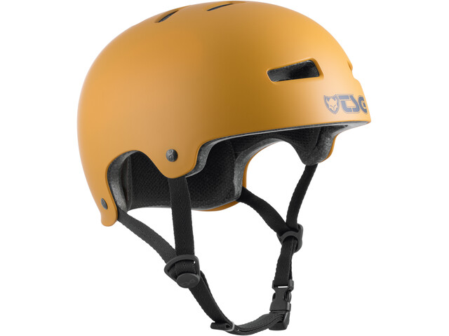 Casque de skateboard Tsg Evolution Solid Color Satin Yellow Ochre 2024 